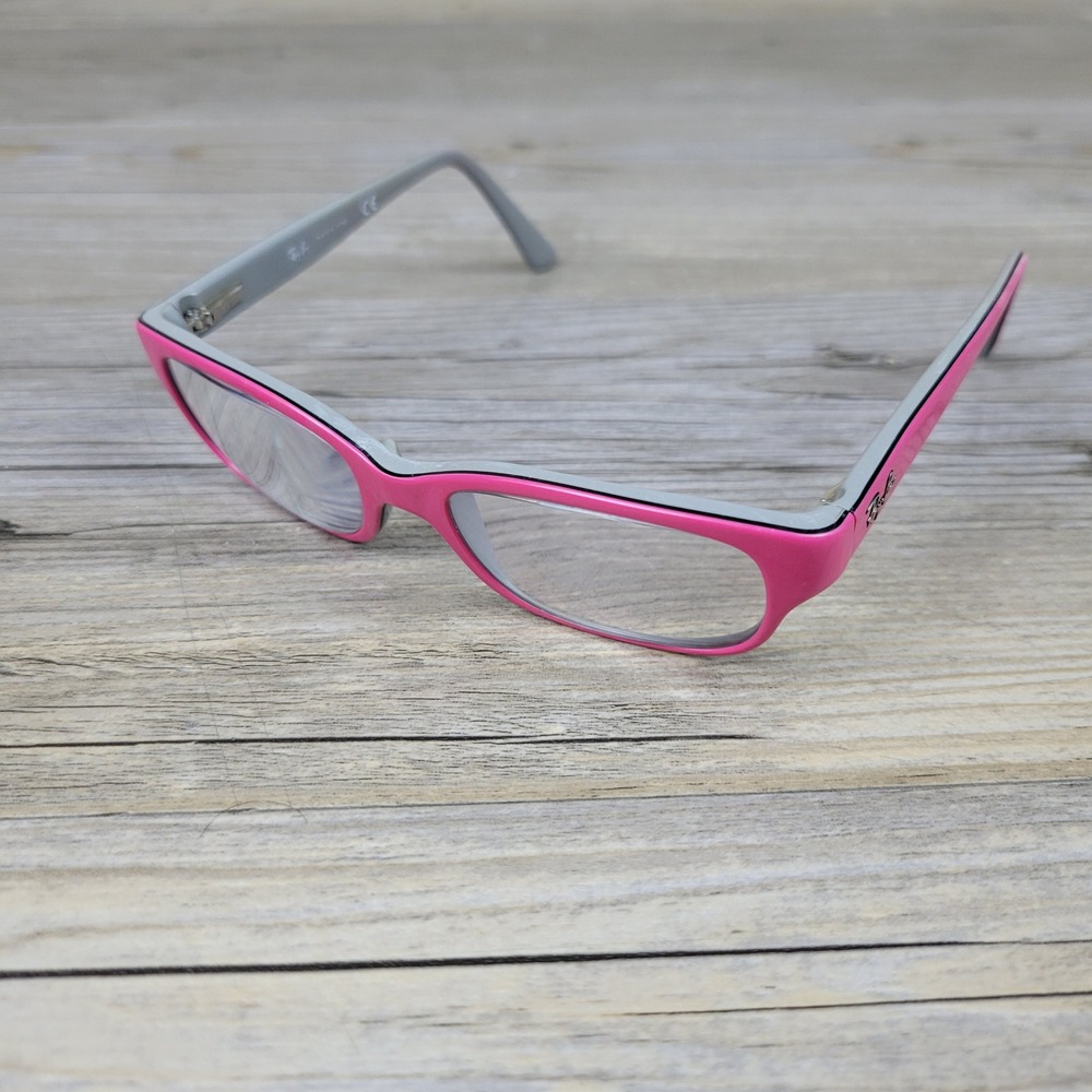 Ray-Ban Eyeglass‎ Frames RB 1527 3575 Pink Gray Rectangular Kids 45-15-125